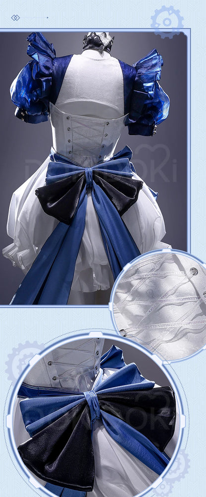 Furina Focalors Doujin Cosplay Costume Game Genshin Impact DokiDoki-SR Fontaine Furina Alice Women Cute Doujin Dress