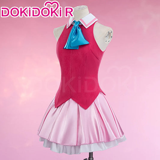 Hoshino Ai Cosplay Costume Anime Oshi no Ko Cosplay 【S-2XL】DokiDoki-R Hoshino AI Women Idol Pink Dress Costume Plus Size