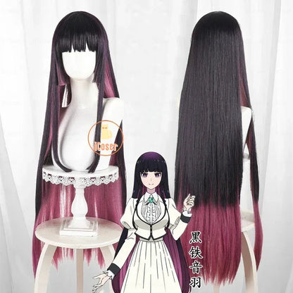 Anime Rock Is A Lady's Modesty Otoha Kurogane Cosplay Costume Wig JK Skirt Lilisa Suzunomiya Halloween for Women Carnival iCoser