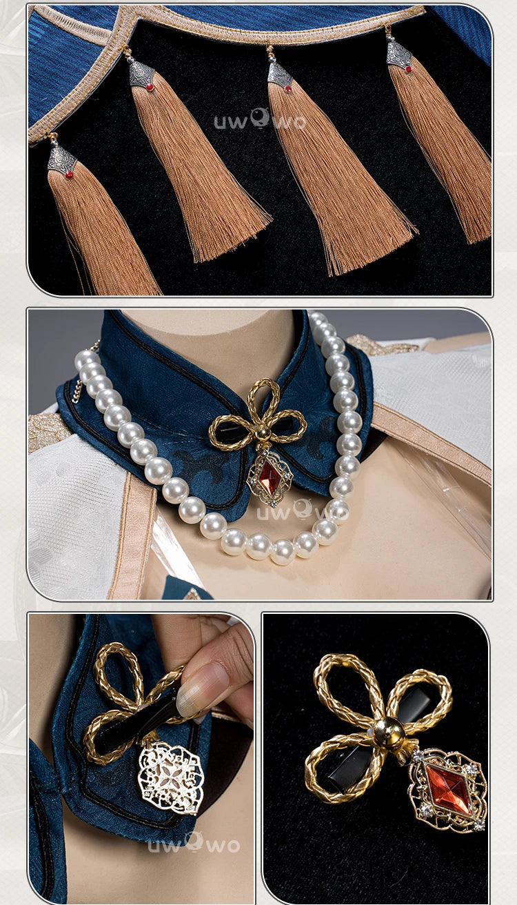 PRE SALE UWOWO Ruan Mei Cosplay Honkai Star Rail Fanart Ruan Mei Ruanmei Qipao Ver. Cosplay Costume Halloween Costume