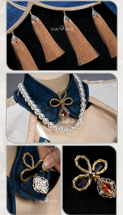 PRE SALE UWOWO Ruan Mei Cosplay Honkai Star Rail Fanart Ruan Mei Ruanmei Qipao Ver. Cosplay Costume Halloween Costume