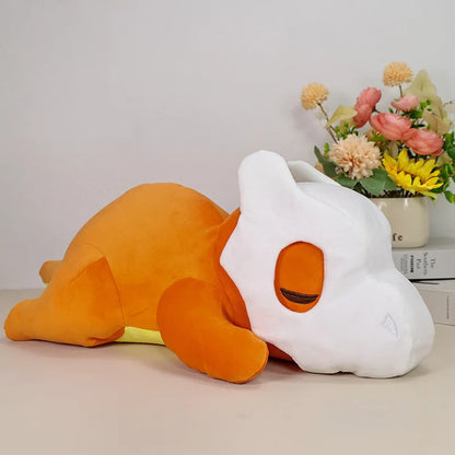 50cm Big Size Sleeping Cubone Anime Plush Stuffed Doll Pokemon Pillow Kawaii Room Decoration Plushies Ornaments Children's Gifts