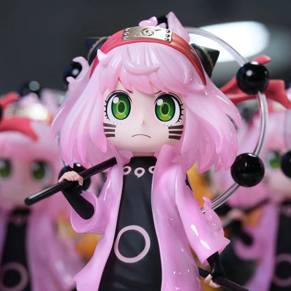 22cm Naruto Anime Figure Anya Forger Cos Rikudousennin Naruto Action Figurine Pvc Statue Collection Model Desk Decor Toys Gifts