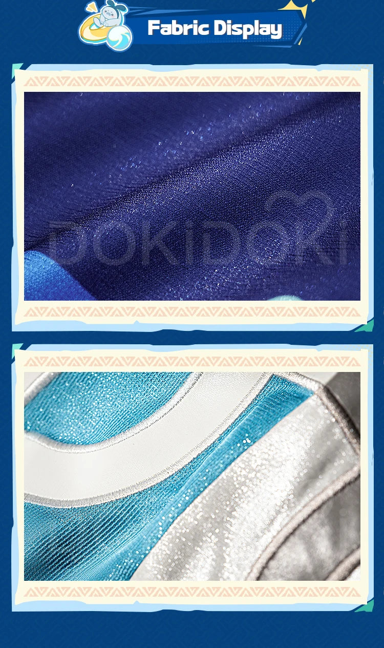 IN STOCK Mualani Cosplay Costume Game Genshin Impact【S-3XL】DokiDoki-SR Natlan Mualani Metal Luminous Vision Plus Size