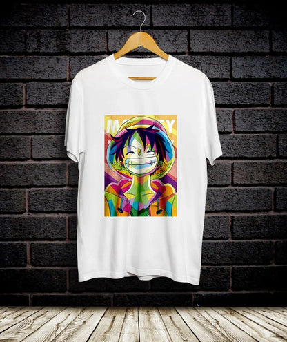 Men's One Piece Luffy Zoro T Shirt Cotton Crew Neck Short Sleeve Tops Tee Casual Clothing Vintage Harajuku Hip Hop Couple Unisex