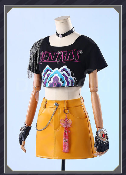 【Last Batch】IN STOCK Rumii Zoeyy Miraa Cosplay Costume【XS-3XL】DokiDoki-R Women Yellow Suit Rumii Miraa Costume Plus Size