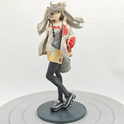 Anime NEON GENESIS EVANGELION Ayanami Rei Figurine Asuka Langley Soryu Action Figure PVC Stance Statue Collection Model Toy Gift