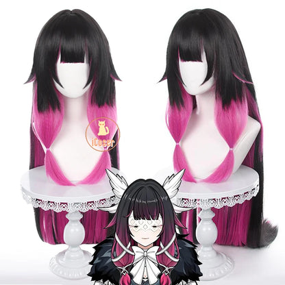 Genshin Impact Columbina Cosplay Costume Wig The Damselette Dress Uniform Headwear Eleven Fatui Harbingers Halloween Women Girls