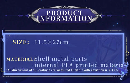 IN STOCK Flins Cosplay Props Game Genshin Impact DokiDoki Luminous Light Accessory Kyryll Chudomirovich Flins Halloween Props