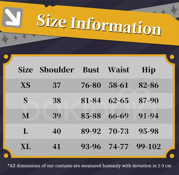 【Last Batch】IN STOCK Rumii Zoeyy Miraa Cosplay Costume【XS-3XL】DokiDoki-R Women Yellow Suit Rumii Miraa Costume Plus Size