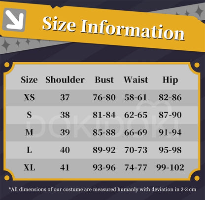 【Last Batch】IN STOCK Rumii Zoeyy Miraa Cosplay Costume【XS-3XL】DokiDoki-R Women Yellow Suit Rumii Miraa Costume Plus Size