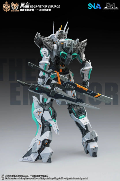 【New product】SNAA MODEL MG YR-05 NETHER EMPEROR Round Table Knights Series Assembly Model Anime Action Figure Christmas Toy Gift