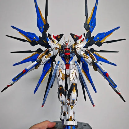 Changlong Model 7701 Mgex Zgmf-X20a Strike Freedom Plastic Skeleton Kit Anime Action Figure Robot Gift Toy - With Wings