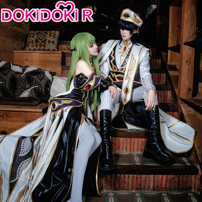 Lelouchh Lamperougee C Cosplay Anime Cosplay【XS-2XL】DokiDoki-R Halloween Men Emperor Women Queen Lelouchh Plus Size
