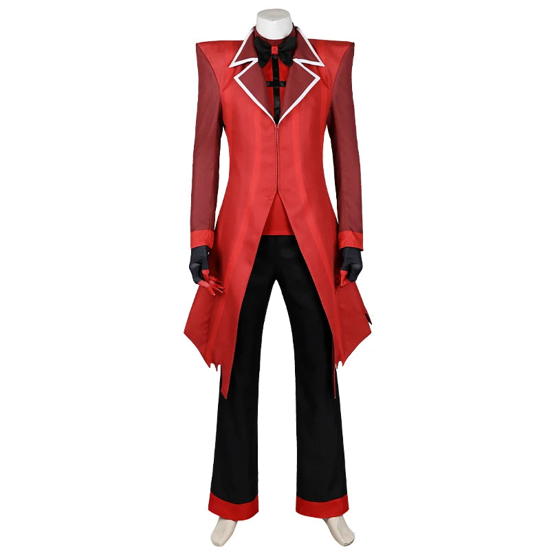 UWOWO Collab Series: Alastor tthe Radio Demon H Hotel Cosplay Costume Red Uniform Anime Costume