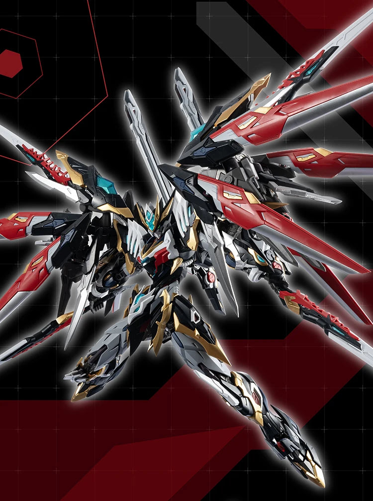 Motor Nuclear Ganjiang Mecha Assembly Model Kit Alloy Skeleton Action Figures Posable Desktop Ornament Collectible Toys Boy Gift