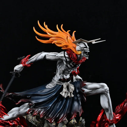 New Bleach Figure Kurosaki Ichigo Anime Figures Action Statue Model Doll Collection Room Decoration Desk Toys Halloween Gifts