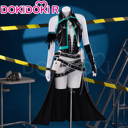 Mikuu Shiiee Cosplay Costume DokiDoki-R Mikku Women Sexy Black Dress Mikuu Shiiee Cosplay Halloween Costume