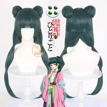 Anime The Apothecary Diaries Maomao Cosplay Costume La Clan Princess Dress Earrings Western Capital Banquet Halloween Women Girl