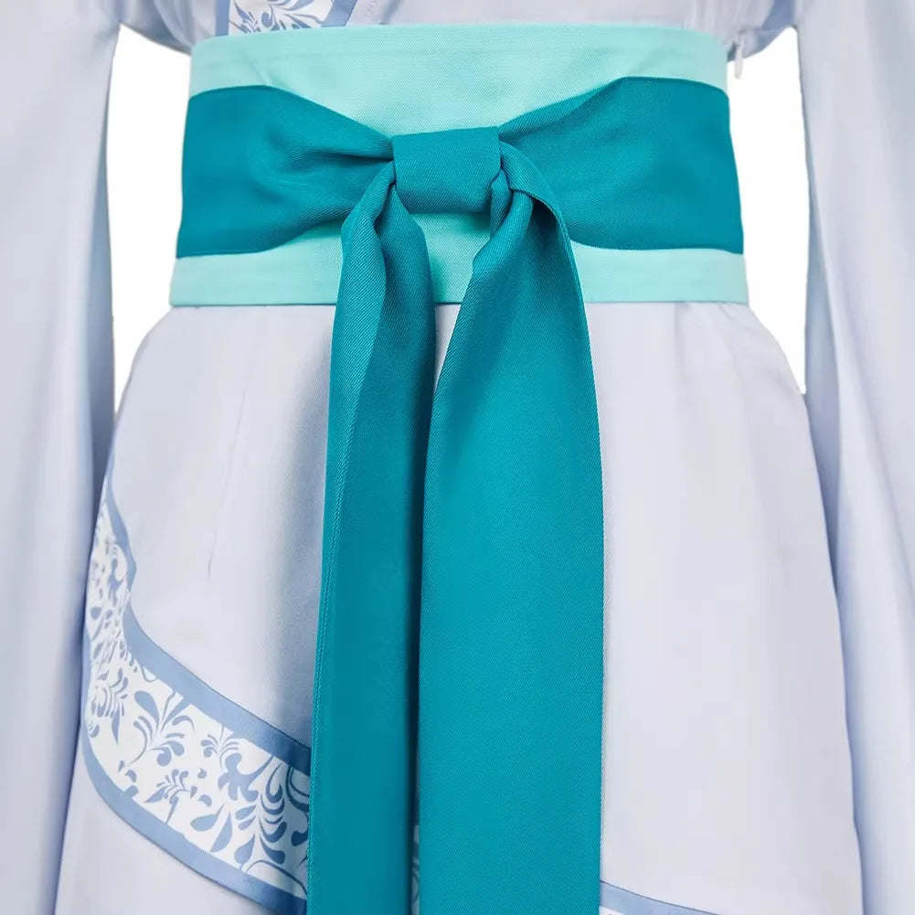 Anime The Apothecary Diaries Jinshi Cosplay Costume White Dress Headwear Earrings Kusuriya No Hitorigoto Maomao Halloween Women