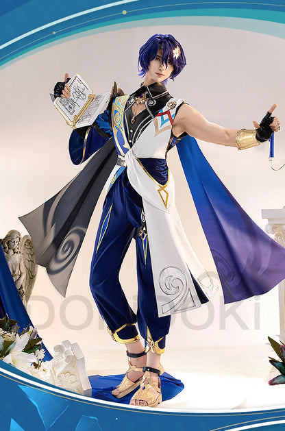 IN STOCK Dr. Ratio Cosplay Costume Game Honkai: Star Rail【S-3XL】DokiDoki-SR HSR Halloween Men Costume Veritas Ratio Plus Size