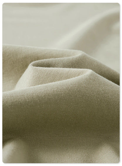 ZODF Autumn Winter 425gsm Long Sleeve T-Shirt American Retro Unisex Loose Heavyweight Basic Cotton T Shirts TEE HY0676