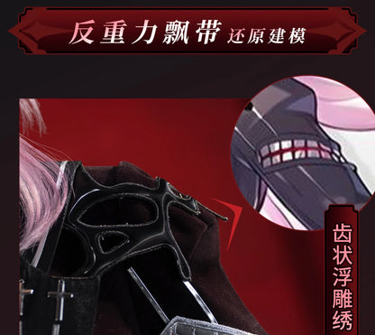 Honkai Star Rail Evernight March 7th Cosplay Costume Dress Mysterious Foreign Guest Headwear Halloween Party for Women Girls Set