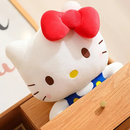Hello Kitty Anime Hello Kitty Stuffed Toys Plushier Soft Pillow Birthday Gifts For Girls Kawaii Hello Kitty Plush Dolls