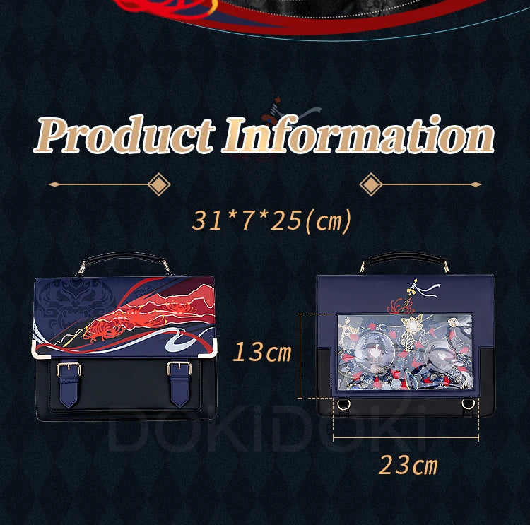 IN STOCK Firefly Dan Heng IL Blade Doujin Bag Game Honkai: Star Rail DokiDoki Cosplay Props School Bag Halloween