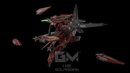 1/72 GM-GODOMO GM-001 Solaridian Series Pre-Assembled Alloy Skeleton Action Figure Detachable Parts Assembly Model Toy Boy Gifts