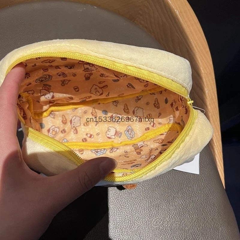 Large Capacity Storage Bags Plush Bag Kuromi My Melody Cinnamoroll BADBADTZ-MARU Cosmetic Bag High Quality Pencil Case Gift Girl