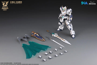 Original SNAA SC-002-Titan Greatsword 1/144 The Round Table Knights Assembly Model Kit Action Figure Plastic Model Toy Robot