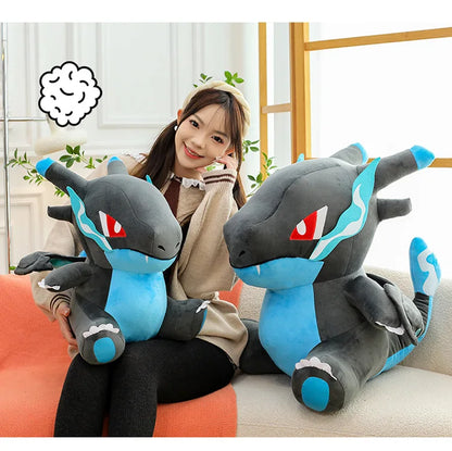 Pokemon Z-A Plush Pikachu Mega Charizard X Doll Charmander Charmeleon Toy Venusaur Bulbasaur Ivysaur