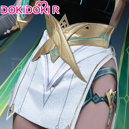 IN STOCK Nefer Cosplay Costume Genshin Impact Song of the Welkin Moon【XS-2XL】DokiDoki-R Nod-Krai Christmas Dress Plus Size