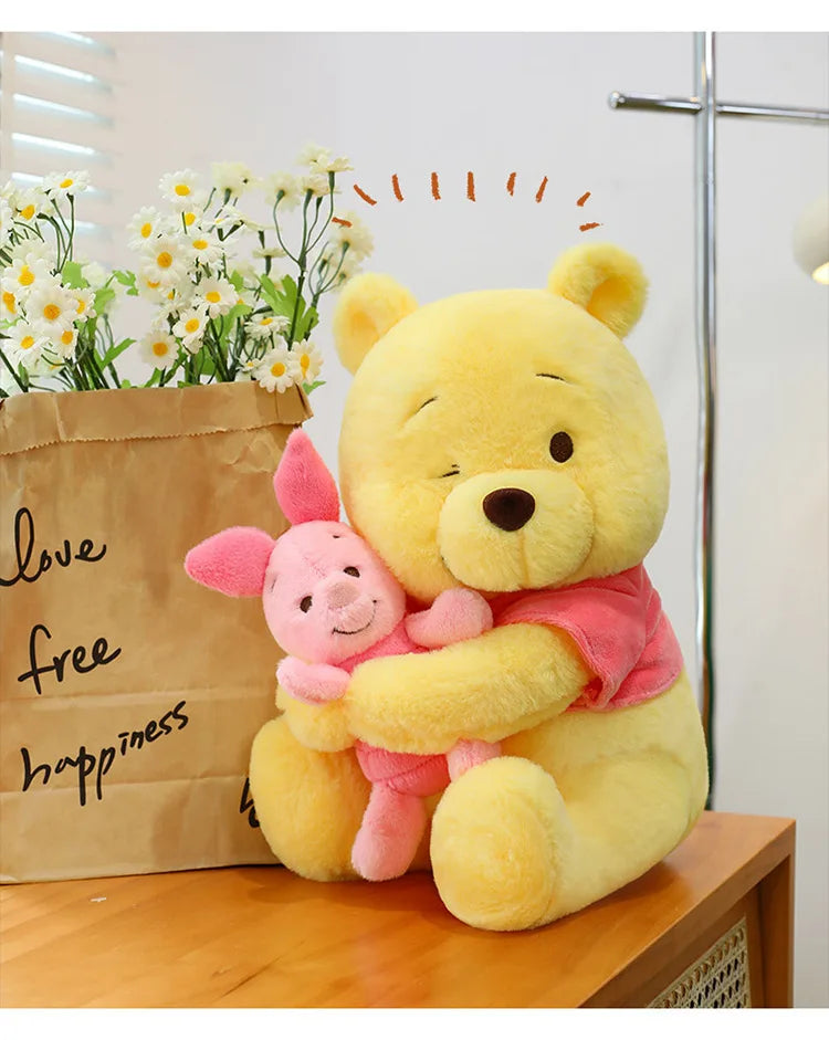 35/45/60cm Big Size Disney Winnie Anime Plush Stuffed Doll Room Decor Plushies Pillows Kawaii Ornaments Children's Holiday Gifts