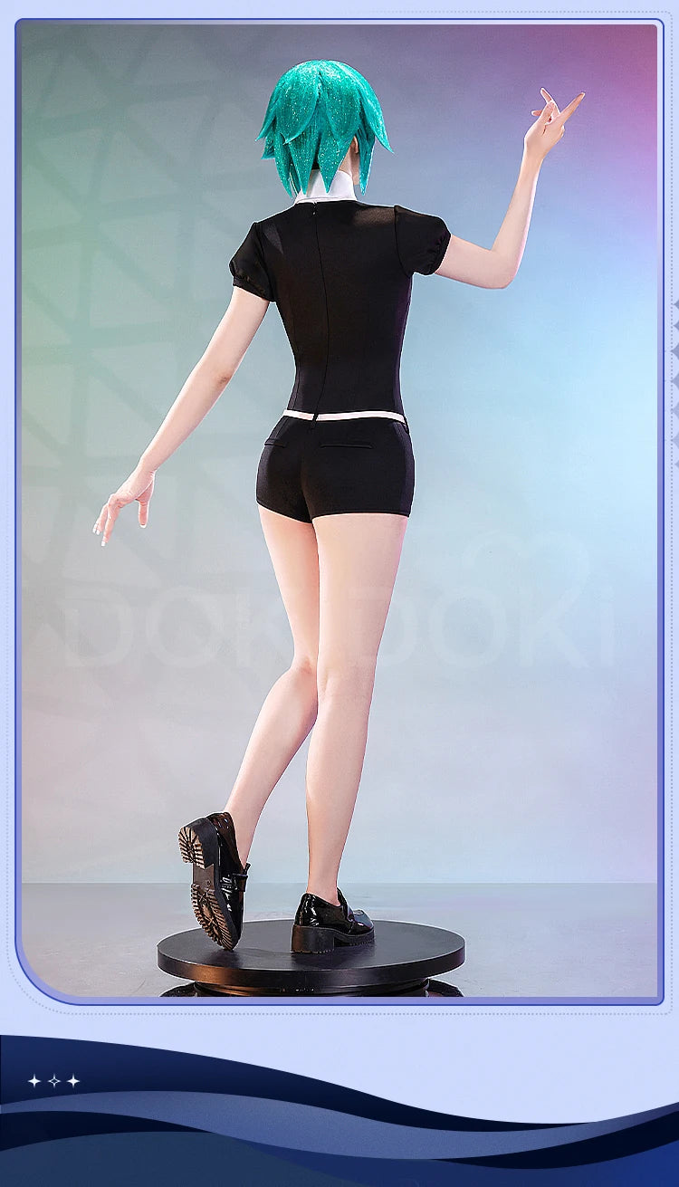 IN STOCK Phosphophylli/Cinnabar/Diamond Cosplay Costume Anime Land of the Lustrous Cosplay DokiDoki-SR Women Black Uniform
