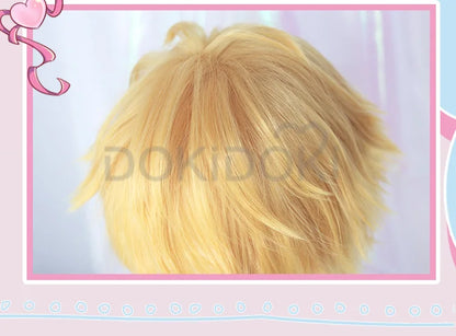 IN STOCK Powerr Hayakawaa Himenoo Makimaa Denjii Rezee Quanxii Angel Devil Yoshidaa Wig Anime DokiDoki Women Free Wig Cap