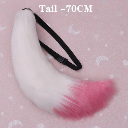 HOMCHEE TRENDS Genshin Impact Yae Miko Cosplay Set Adult Cotton Polyester