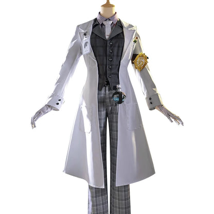 Gatto Embalmer Cosplay Costume Game Identity V【XS-2XL】DokiDoki-R Undertaker Aesop Carl Gatto Cosplay Men Costume Plus Size