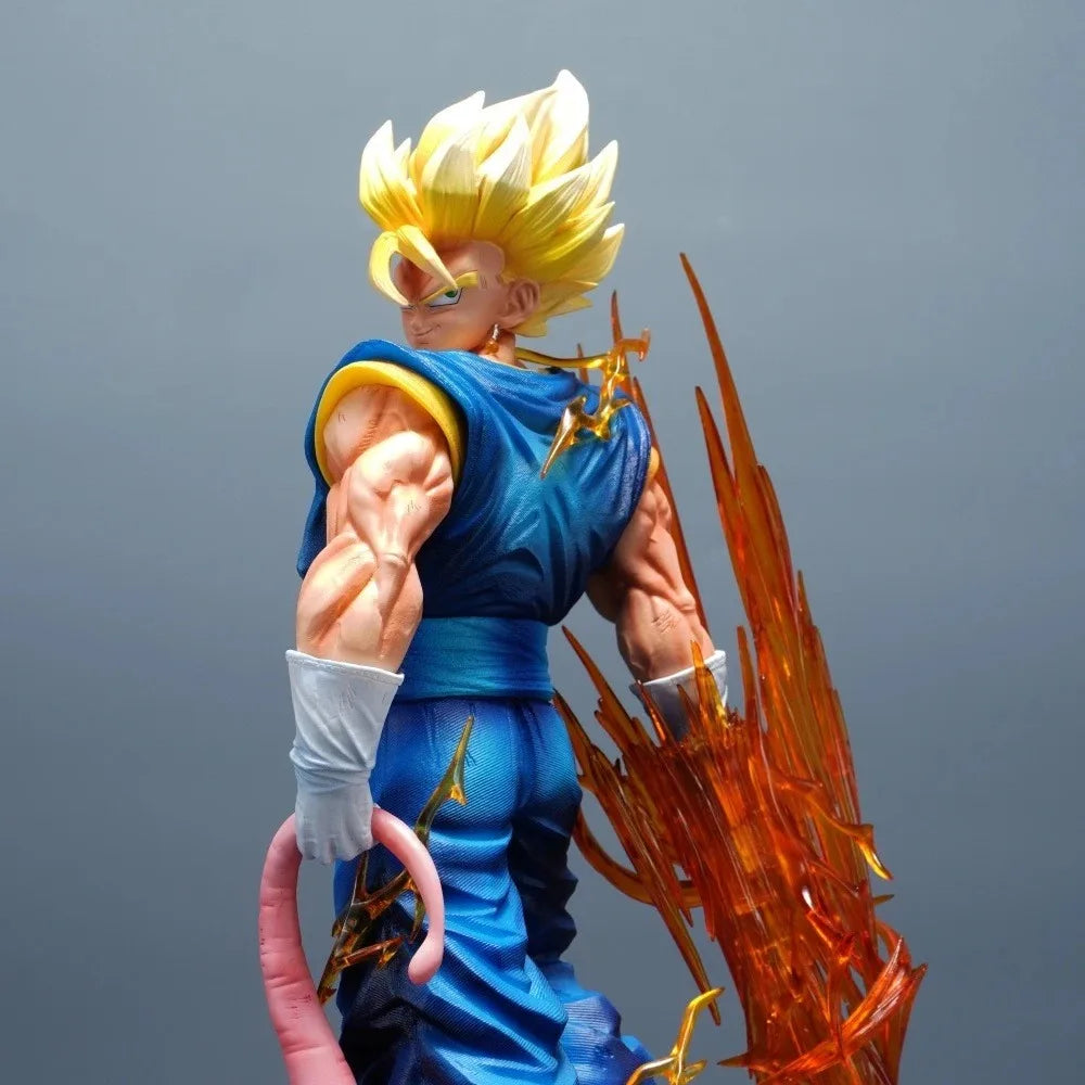38cm Anime Dragon Ball Vegetto PVC Action Figure Statue Desktop Ornament Model Toy Gift