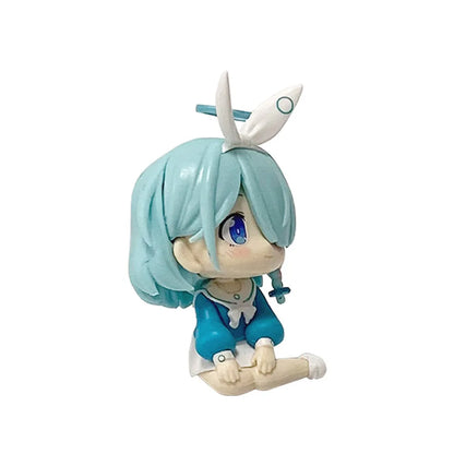 Cute Must-Have! Blue Archive Chibi Arona Figure - Anime Merchandise, Desktop Mini Ornament, Fan Collection