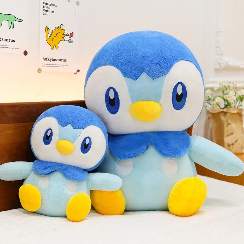 30/80cm Piplup Pokemon Large Plush Toys Anime Doll Cute Giant Pokémon Penguin Cartoon Stuffed Plushie Pillow Gift for Kid Xmas