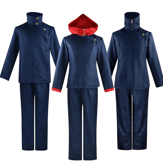 HOMCHEE TRENDS CosCN Itadori Yuji Cosplay Set Adult Cotton Polyester