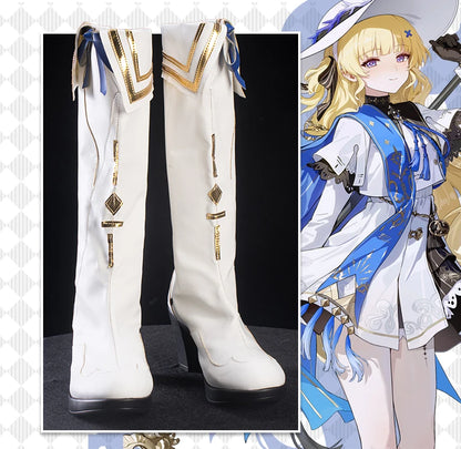 UWOWO Phoebe Shoes Game Wuthering Waves Phoebe  Cosplay Shoes White shoes Woman Size 36-43