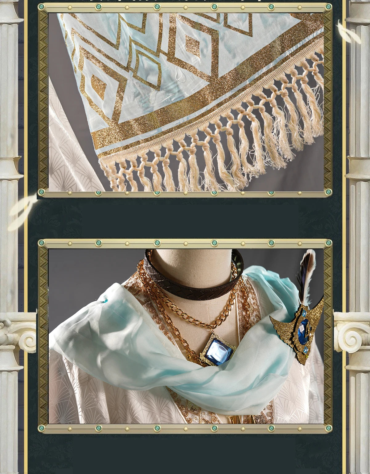 UWOWO Collab Series Game Identity V Seer Eli Clark Cosplay Costume White Suit Fancy Party Outfits