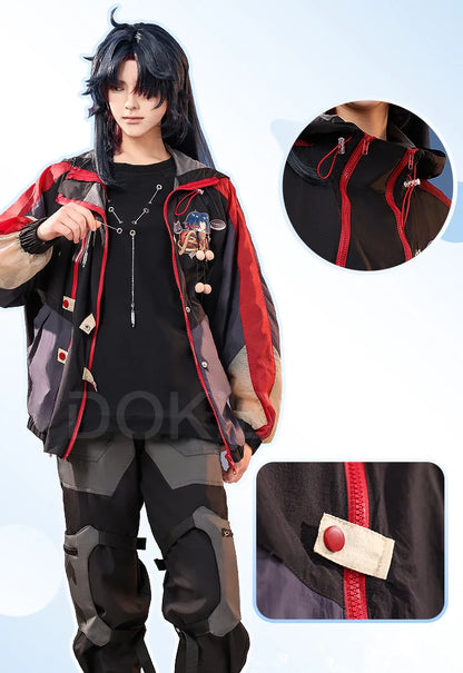 Aventurine Blade Robin Firefly Sparkle Feixiao Doujin Cosplay Costume Game Honkai: Star Rail DokiDoki-SR HSR Sunscreen Jacket