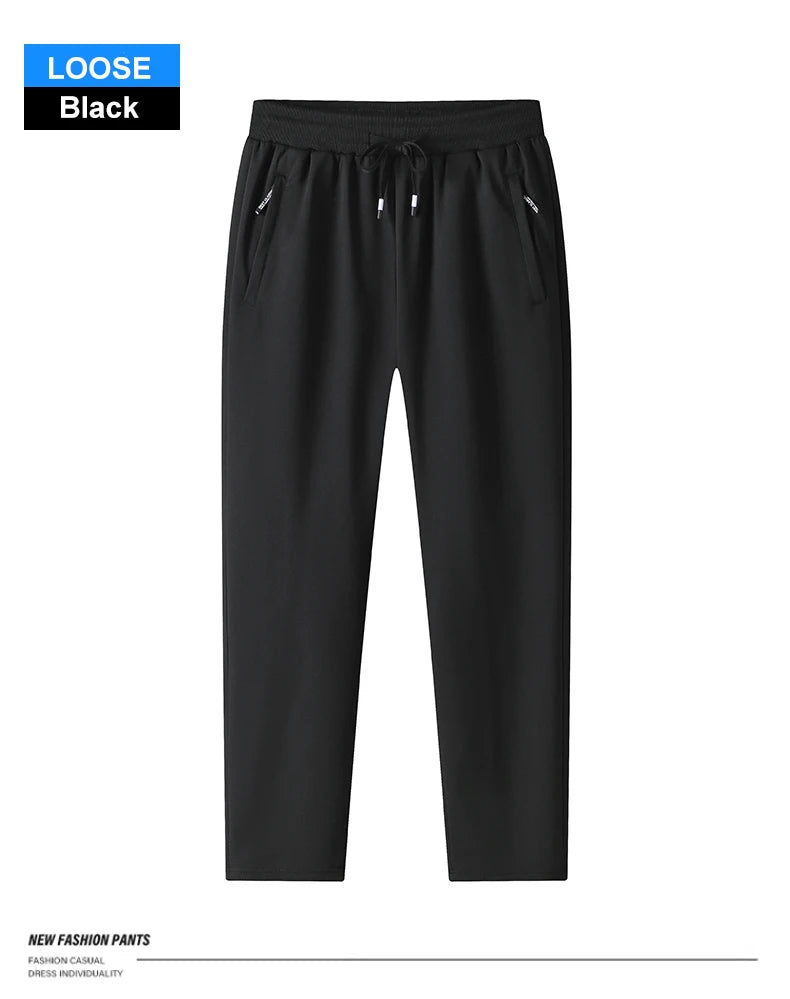 Chrlck Men’s Tight Sweatpants Straight Jogging Pants Casual Sport Running Trousers Spring Summer