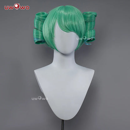 UWOWO League of Legends/LOL: Gwen Prestige Crystal Rose Wildd Rift WR ASU Cosplay Wig High Quality Light Green Hair