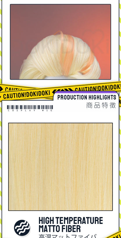 IN STOCK Vaggie Cherry Boom Lillth Morningstar Wig Anime DokiDoki 100cm Long Hair Lillth Cosplay Pre Crimped Wig Free Cap