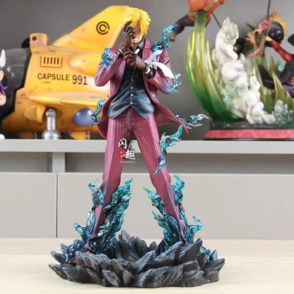 25cm One Piece Sanji Anime Figure Fashion Show Sanji Figurine Pvc Model Statue Doll Decoration Collection Ornaments Toys Gift